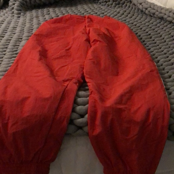 Red Adidas swish pants! Vintage style, never been worn, super cute and trendy! - Picture 14 of 14